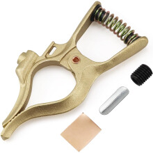 Pince de masse de soudage en laiton de type T, pince de soudage en laiton 500 A