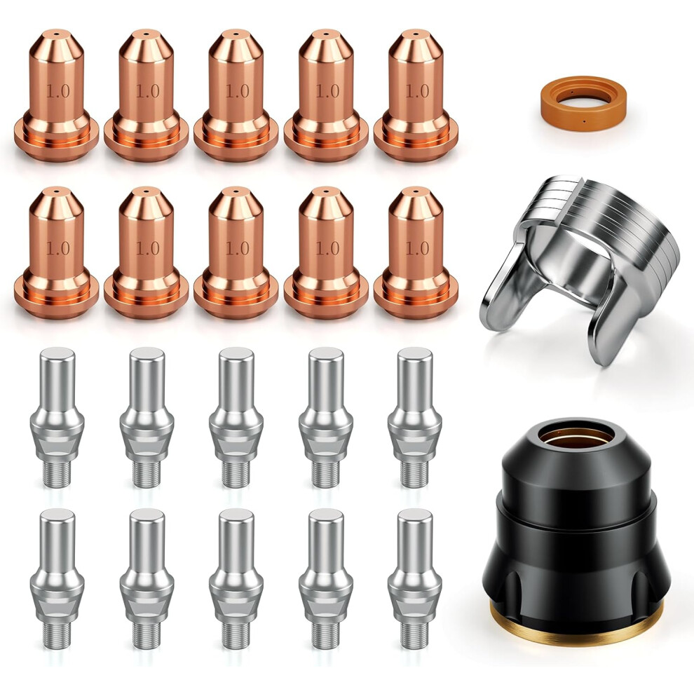 Photos - Other Hand Tools 23-Piece IPT60 Plasma Cutter Torch Consumables, .040" Plasma Cutter Accessories for CUT55 NON-HF and CUT55 MP, Works with 40