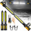 Sensor-controlled work light - 2400lm LED, 4400mAh rechargeable under-hood work light with hook and magnetic base 1
