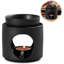 Wax melting burner, ceramic oil burners with candle spoon, essential oil burner, aroma diffuser, home aroma oil burner, candle holder