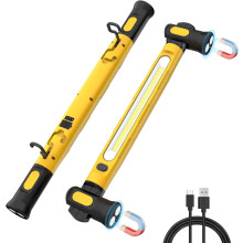 Magnetische Motorraumleuchte, wiederaufladbare Inspektionslampe mit 6000 mAh/3000 lm – 3 Farbmodi, 360 wasserdicht, USB-Ausgang, Schutzart IP55