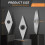 8pcs Carbide Lathe Tool Inserts for Wood Lathe Turning Tool, Tungsten Carbide Cutting Insert Set 3