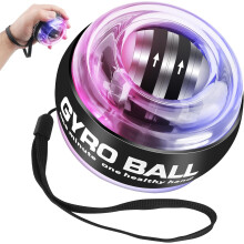 Wrist Gyro Ball Exerciser, Forearm Exerciser with Colorful LED Lights, Self-Starting Wrist Power Gyro Ball for Wrist, Finger, and Wrist Bones