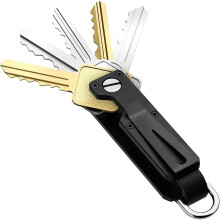 Men's Key Organizer - Compact Metal Key Holder | Innovative Minimalist Key Holder | Smart Key Holder Secures 1-5 Keys