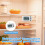 Refrigerator thermometer, 4-pack waterproof refrigerator temperature thermometer with large LCD screen, min/max C/F function, freezer thermometer 5