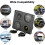 4-in-1 12V switch panel, dual 4.2A USB charging socket with waterproof ON/OFF rocker switch, LED digital voltmeter socket and cigarette lighter socket 5
