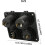 4-in-1 12V switch panel, dual 4.2A USB charging socket with waterproof ON/OFF rocker switch, LED digital voltmeter socket and cigarette lighter socket 4