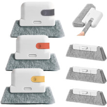 Magic Window Track Cleaner Brush Kit, 3-in-1 for sliding doors, car vents, keyboards, 3 window cleaning tools with 3 replacement heads