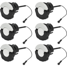 Lot de 6 bouchons de réservoir d'essence et d'huile de rechange en plastique ABS pour FS100, FS110, MS200 et MS210 - Durables et résistants - Ins