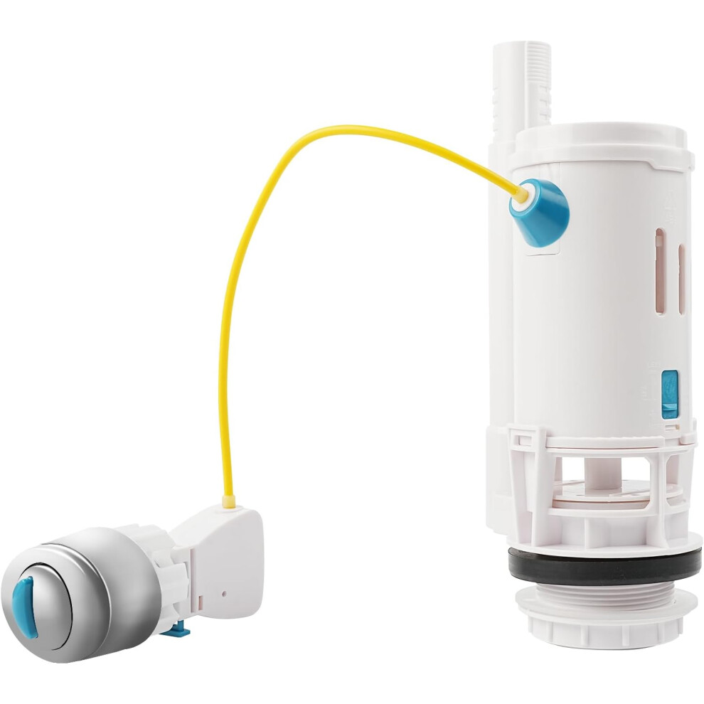 Toilet Flush System Replacement, Dual Flush And Flush Button. Toilet Cistern Flush Parts. 756594249591