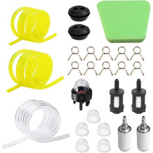 Kit de 26 tuyaux d'alimentation pour débroussailleuse, conduite d'alimentation universelle, pièces détachées pour débroussailleuses à essence et