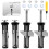 Kit de fixation pour abattant de WC, 4 pièces. Kit universel. Montage facile. Remplacement de l'abattant. 1
