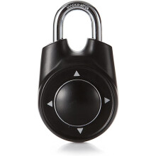 Set-Your-Own Combination Lock with Quick Dial Directional Key, for lockers or storage boxes at school or the gym