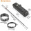 Combination cable lock - Versatile sizes 12"/24"/48", Resettable 4-digit code, Heavy-duty steel cord - Durable security, Black 2
