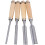 Ensemble de 4 gouges à sculpter pour menuisier, outil à main 1