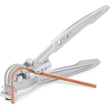 2-in-1 Manual Copper Pipe Bending Tools 0-180 Degrees for Copper, Brass, Aluminum and Soft Metal (10/12mm (3/8")、1/2")