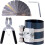Piston Ring Installer Removal Kit for Car Engine Compressor, Adjustable Sizes from 2-1/8 inches to 7 inches 1