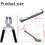 Piston Ring Installer Removal Kit for Car Engine Compressor, Adjustable Sizes from 2-1/8 inches to 7 inches 2