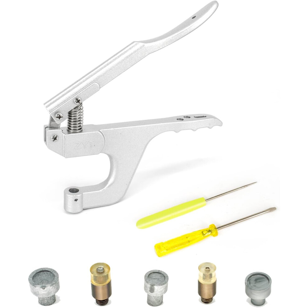 T3, T5, T8 Kam Snaps Fastening Pliers With Dies Set For Clothing Repair, Leather Diy, Suitable For Zyt Pliers, Professional Hand Press And Table Press 756594252089
