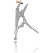 Refrigerant recovery clamps, 1/4" SAE Interface Steel Air Conditioner Refrigerant Recovery Tube Locking Clamp Refrigeration Tool