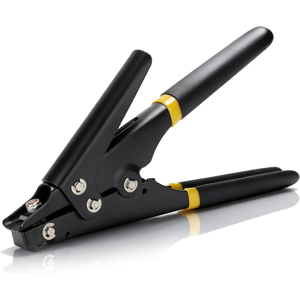 8-Inch Cable Tie Gun, 2.3-9.5 Mm Tensioning And Cutting Tool For Securing And Cutting Plastic Or Nylon Cable Ties 756594251778
