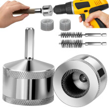 1/2" 3/4" Copper Metal Pipe Cleaner Kit - with replaceable blades, pipe cleaning brush for electric drilling, stain and paint removal