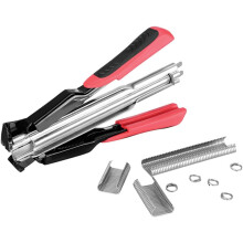 Pig Ring Clamps, Automatic Fence Clamps with 2500PCS Galvanized Fence Rings, Type C Pig Nails, Fence Kit