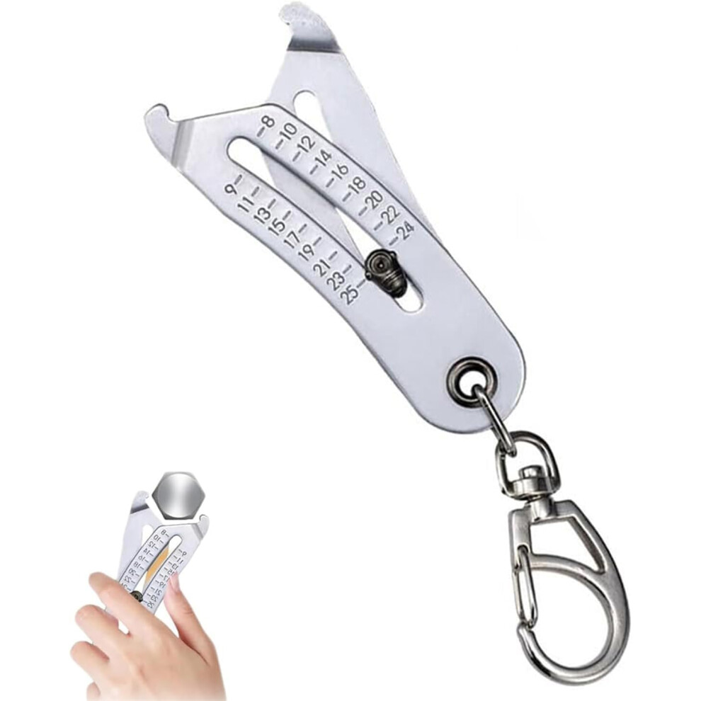 Bolt Size Finder, Bolt And Nut Sizing Tool, Portable Bolt And Nut Identifier Measuring Tools 756594252645