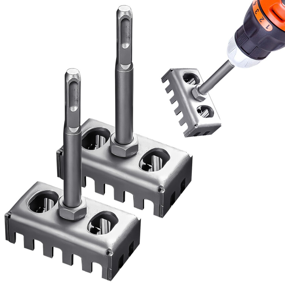 Square Hole Cutter For Electrical Box, Rectangular Slot Cutter In Manganese Steel For Electric Hammer, Fast Square Hole Punch 756594253222