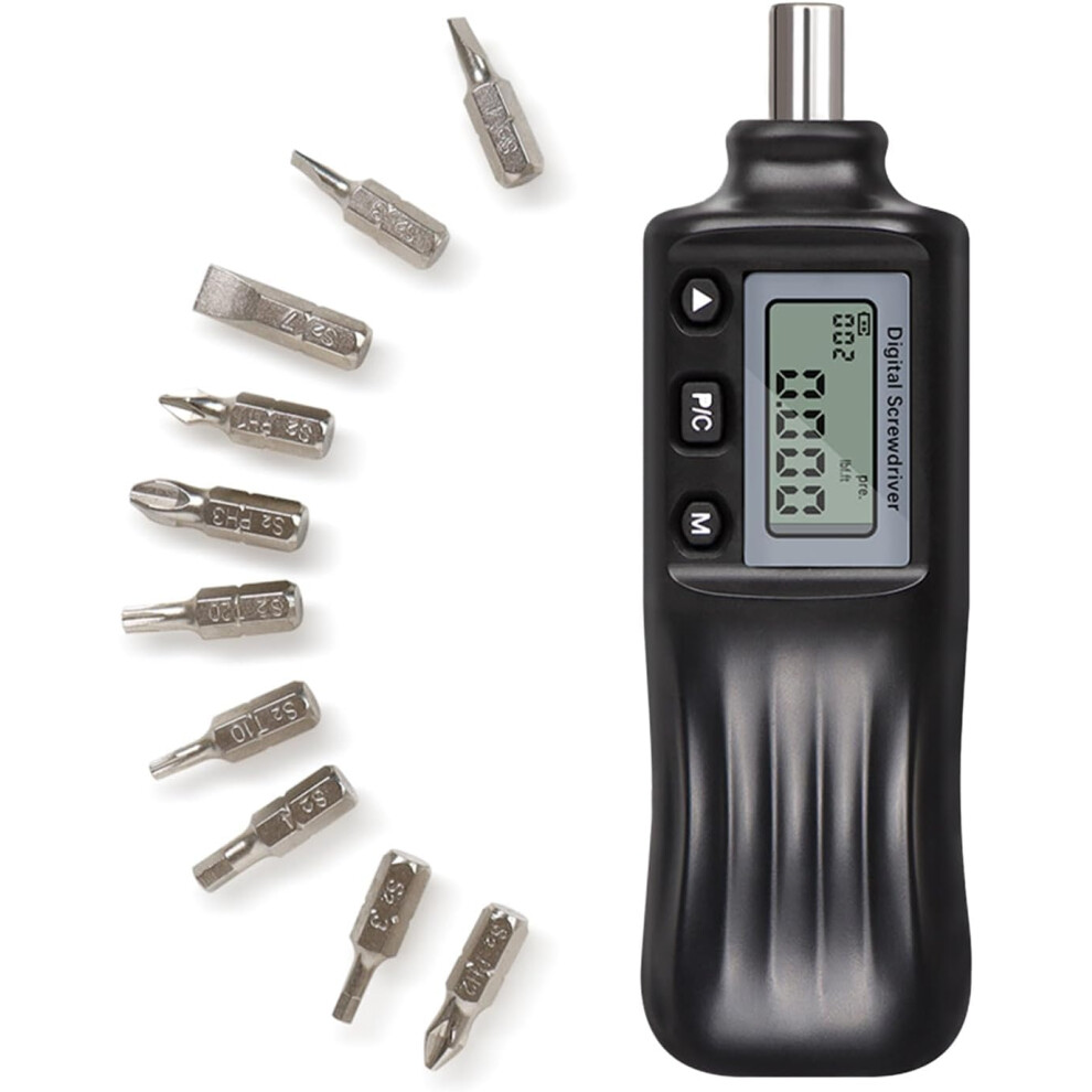 Precision Digital Torque Wrench, Adjustable Ranges 0.4 To 2 Nm, Electrician's Tool With Buzzer 756594253345
