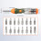 Screwdriver kit set, magnetic screwdriver, adjustable screwdriver set, multifunctional flat-head precision portable safety instruments for electronics 2
