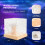 Northern Lights Projector - Rotating Ocean Wave Projector, 16 Color Changing Water Wave Lamp with Remote Control 2