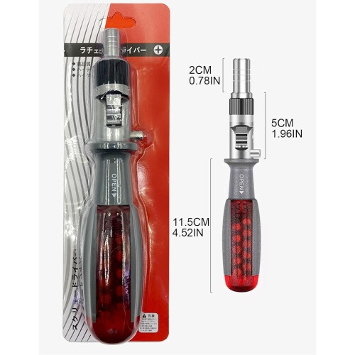 10-in-1 Ratchet Screwdriver with Bit Set, Screwdriver Set 1