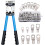 AWG 1/0-8 Battery Cable Crimping Tool Kit with Copper Ring Terminals, 60 Pieces, 8 Sizes 1