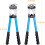 AWG 1/0-8 Battery Cable Crimping Tool Kit with Copper Ring Terminals, 60 Pieces, 8 Sizes 3