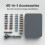 40-in-1 Multi-Bit Magnetic Screwdriver Set with Removable Ratchet Handle 2