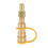 Brass Propane Adapter Quick Connect Fitting 3/8 Inch for BBQ Full Flow Conversion Easy Install 1
