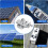 Pack of 4 solar panel grounding clamps, Standard solar panel grounding lug, Solar panel mounting brackets, Solar panel fasteners 5