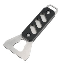 Portable stainless steel wood glue applicator with ergonomic handle for precision glue application