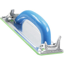 Handschuurmachine, schuurpapierhouder met kunststof handvat 185x85mm. Handmatig schuurblok voor het polijsten van droog hout en metalen meubels,