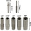 Advanced 5-piece deep socket wrench kit to assist with round nut removal tasks 2