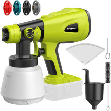 Ryobi 18V Akku-Farbspritzgerät, 200W bürstenloses Farbspritzgerät mit 1000LM Behälter (Akku nicht im Lieferumfang enthalten)