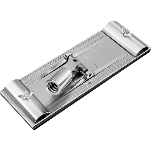 PCS No-flip Pole Sander Head for drywall with quick-release clamps and Universal Coarse Thread Wall/Ceiling Sander, head only