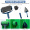 Premium paint roller set, paint roller with extendable brush, tray, rollers, stirrer, anti-drip system, multifunctional paint kit 2