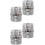 180-degree adjustable hinge, locking folding hinge, adjustable door hinge, sheet table hinge, 4 pieces. Easy installation, easy to use. 1