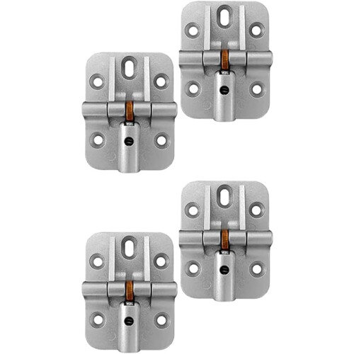 180-degree adjustable hinge, locking folding hinge, adjustable door hinge, sheet table hinge, 4 pieces. Easy installation, easy to use.