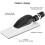 Practical sanding block with handle and dust extraction for 70x200mm sanding belts, for hand sanding without plaster, comes with 5 mesh sanding sheets 2