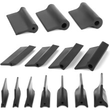 14-delige schuurblokken, rubberen schuurframe, schuurmat, flexibele handgrepen voor contourschuren, houtbewerkingsgereedschap