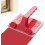 Edge wall trimmer for painting with replaceable polyamide fiber pad, 120mm x 90mm roller applicator 5