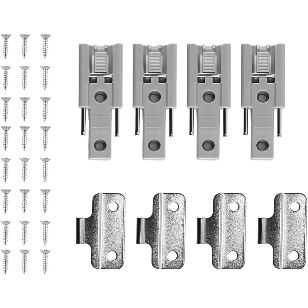 4Pcs Reverse Folding Sliding Door Hinged Wardrobe Bi-Folding Wardrobe 756594254830